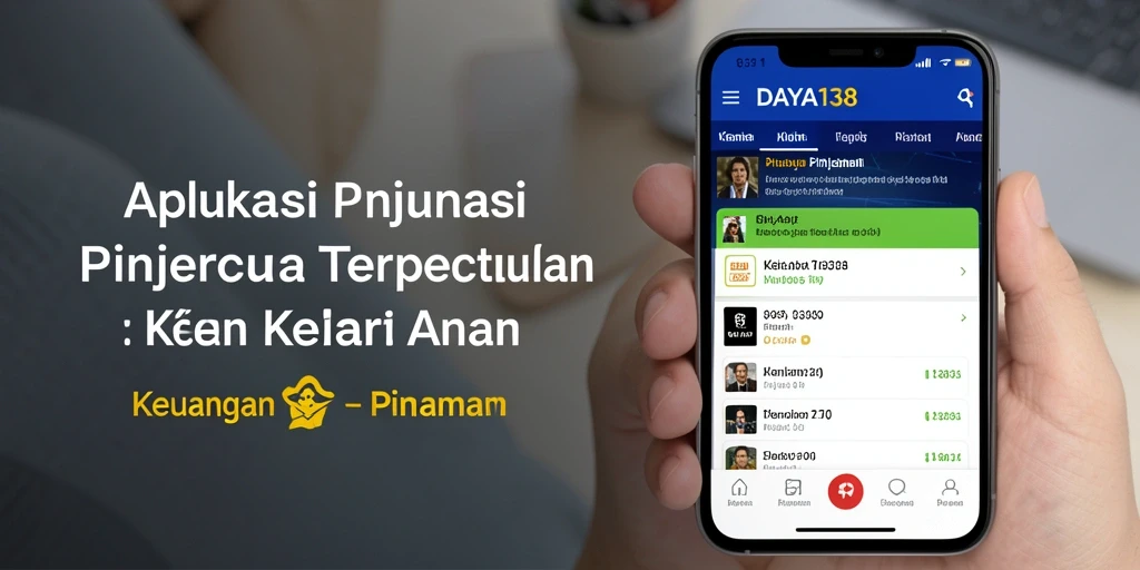 Antarmuka aplikasi DAYA138 yang ramah pengguna dan efisien.