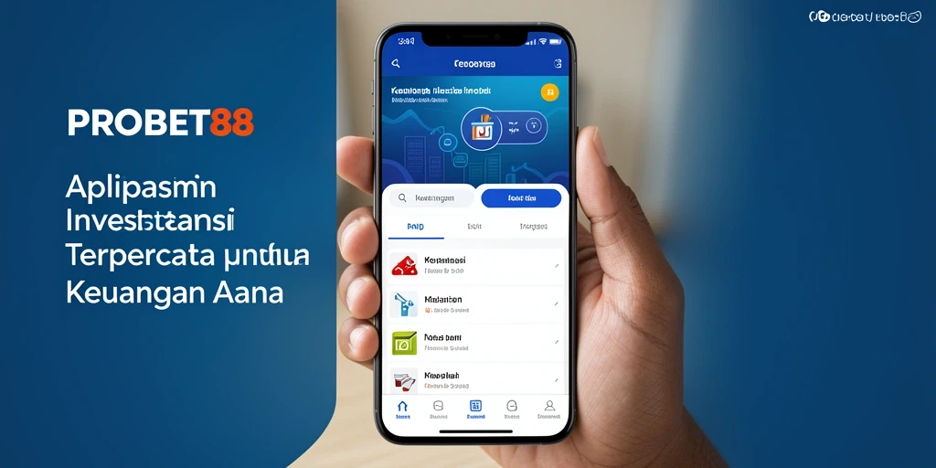 Tampilan antarmuka aplikasi PROBET88 yang user-friendly untuk investasi.