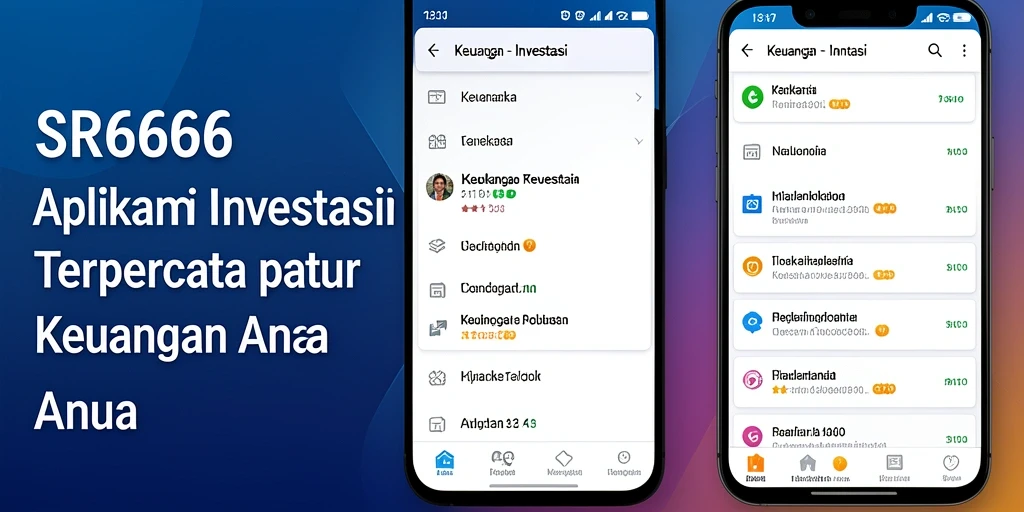 Tampilan antarmuka SR6666 yang ramah pengguna dan efisien untuk investasi.