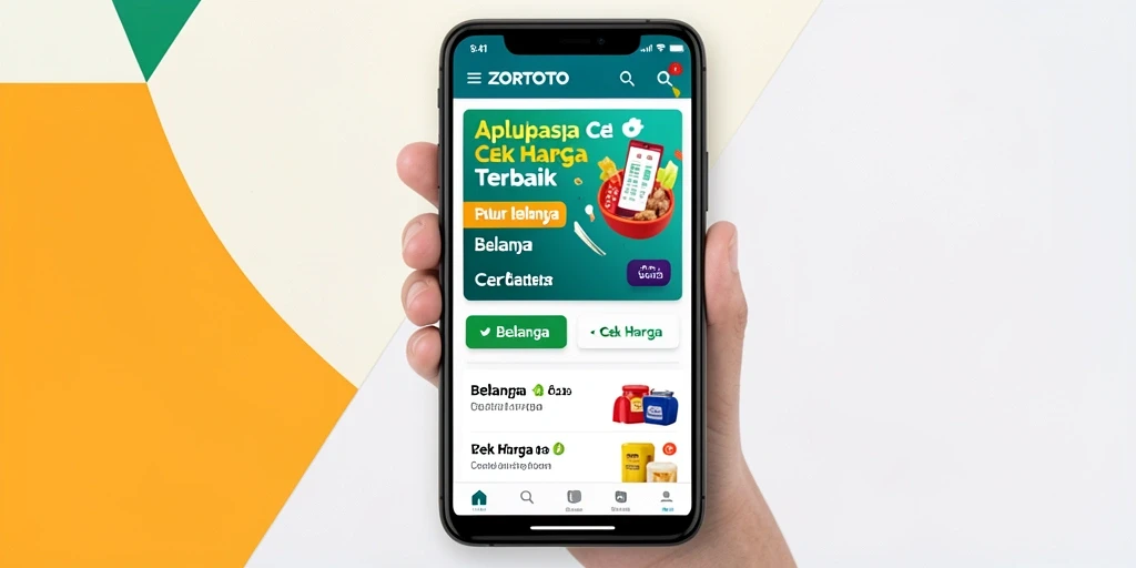 Tampilan antarmuka aplikasi ZORTOTO yang user-friendly.